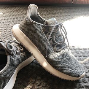 ADIDAS GREY TUBULAR SHADOW SHOES